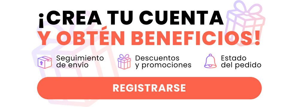 ¡Crea tu cuenta y obtén beneficios!